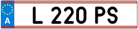 Truck License Plate